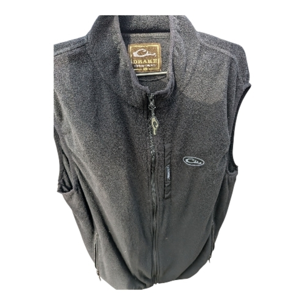 Drake Black Fleece Vest